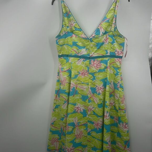 Becky & Max lily pad and dragonfly summer dress size 12 - Picture 6 of 7